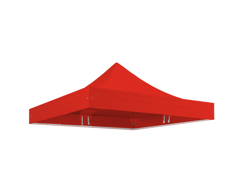 Duratent Dach 450, 4m x 4m, rot
