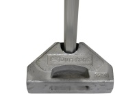 Duratent Gewicht 15kg silber (mit Klett)