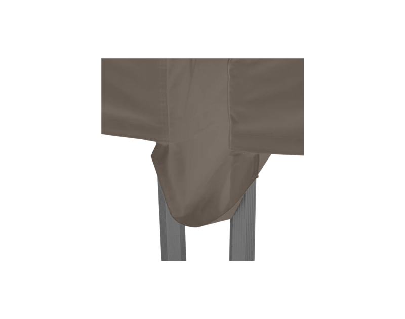 Duratent Regenrinne 2m, B1, taupe