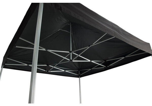 Duratent Faltzelt Hexa40, 3m x 3m, schwarz
