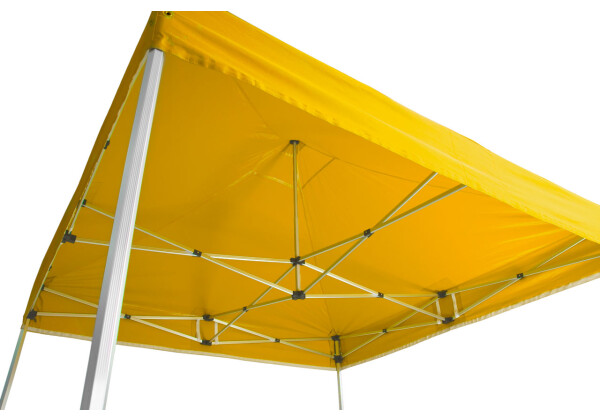 Duratent Faltzelt Hexa40, 3m x 3m, gelb