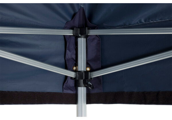 Duratent Faltzelt Hexa40, 3m x 4,5m, navy-blau