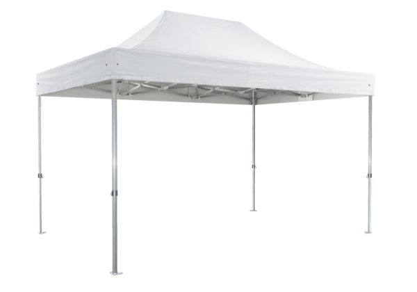Duratent Faltpavillon Hexa50 3m x 4,5m, Standard Plus, weiß