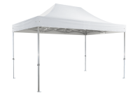 Duratent Faltpavillon Hexa50 3m x 4,5m, Standard Plus, weiß