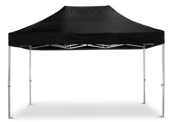 Duratent Faltzelt Hexa50, 3m x 4,5m, schwarz