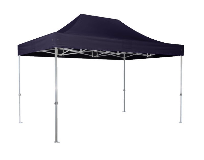 Duratent Faltzelt Hexa50, 3m x 4,5m, navy-blau