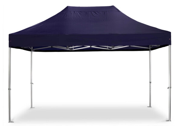 Duratent Faltzelt Hexa50, 3m x 4,5m, navy-blau