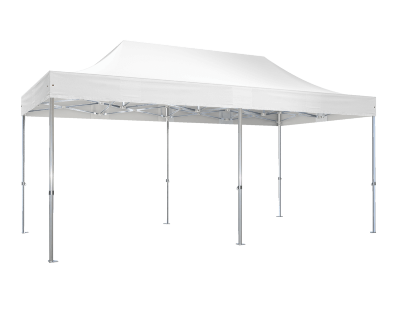 Duratent Faltzelt Hexa50, 3m x 6m, weiß