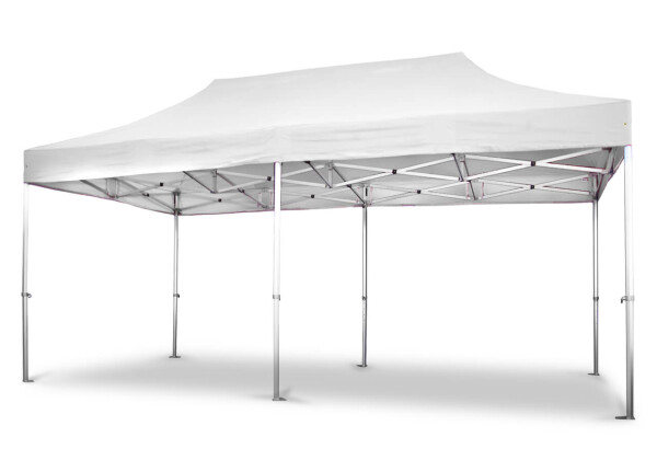 Duratent Faltzelt Hexa50, 3m x 6m, weiß