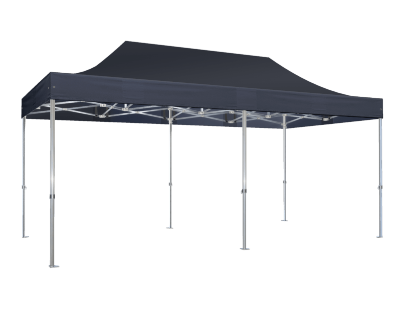 Duratent Faltzelt Hexa50, 3m x 6m, navy-blau