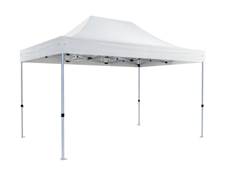 weisses Faltzelt Hexa40 3m x 3m