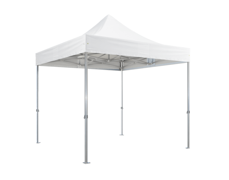 Duratent Faltzelt Hexa50, 4m x 4m, weiß