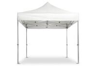 Duratent Faltzelt Hexa50, 4m x 4m, weiß