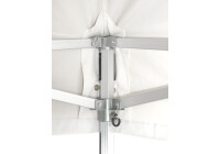 Duratent Faltzelt Hexa50, 4m x 4m, weiß