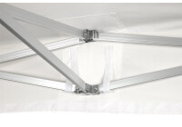 Duratent Faltzelt Hexa50, 4m x 4m, weiß
