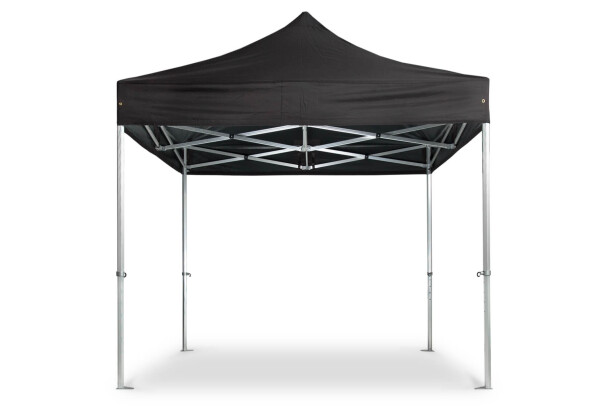 Duratent Faltzelt Hexa50, 4m x 4m, schwarz