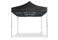 Duratent Faltzelt Hexa50, 4m x 4m, schwarz