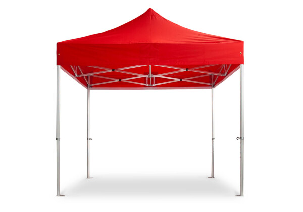 Duratent Faltzelt Hexa50, 4m x 4m, rot