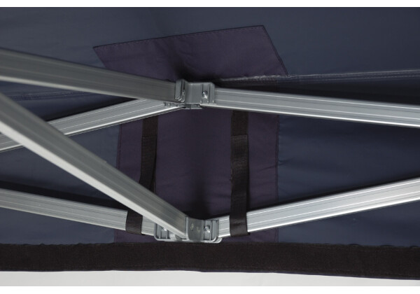 Duratent Faltzelt Hexa50, 4m x 4m, navy-blau