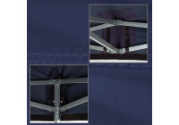 Duratent Faltzelt Hexa50, 4m x 4m, navy-blau