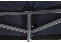 Duratent Faltzelt Hexa50, 4m x 4m, navy-blau