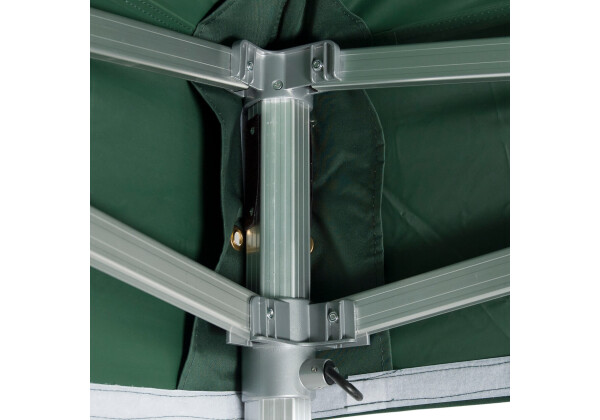 Duratent Faltzelt Hexa50, 4m x 4m, grün