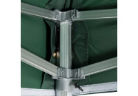 Duratent Faltzelt Hexa50, 4m x 4m, grün