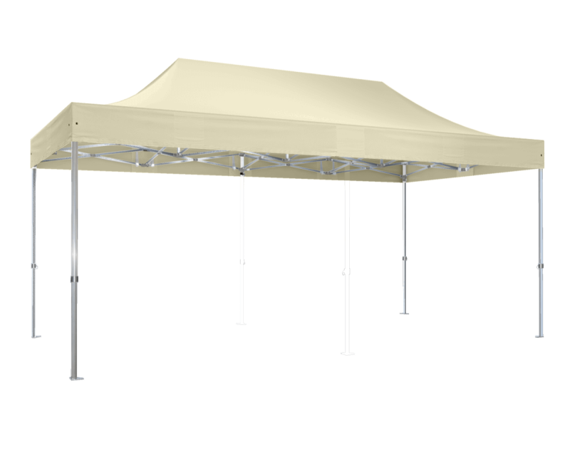 Duratent Faltzelt Hexa50, 4m x 6m, beige