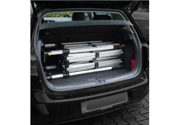 Duratent Faltzelt HexaCompact, 3m x 3m, anthrazit