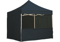 Eine anthrazite 4,5m halbwand, 4 für Pavillon