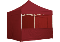 Eine burgund 3m halbwand für Pavillon