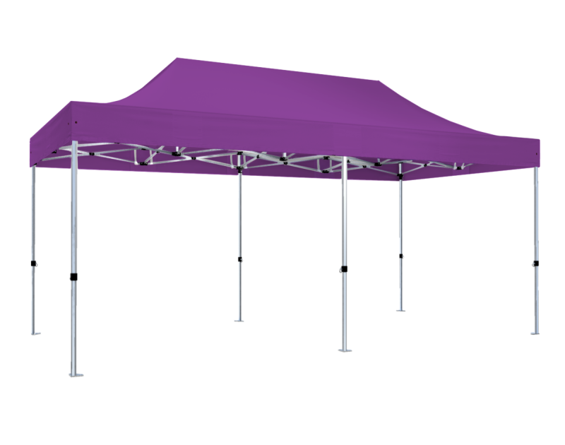 Duratent Faltzelt Hexa40, 3m x 6m, lila