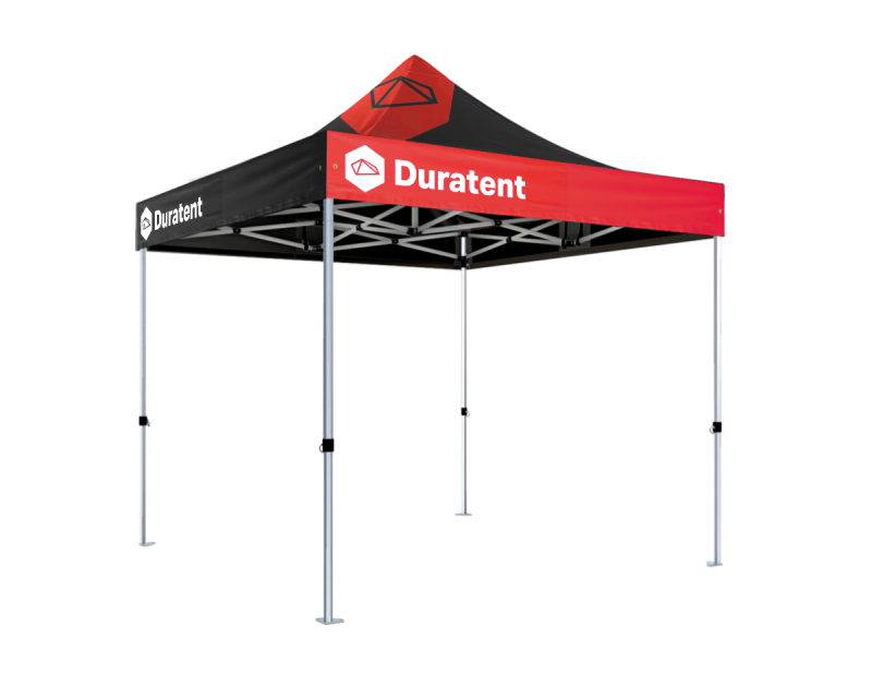 Duratent Faltpavillon Hexa40 3m x 3m, inkl. Vollbedruckung