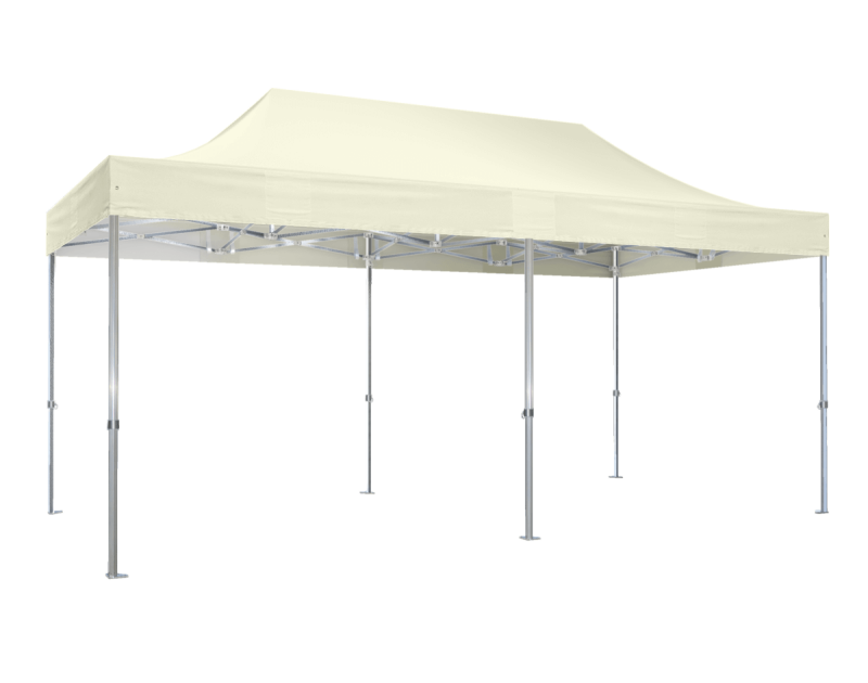 Duratent Faltzelt Hexa50, 4m x 8m, beige
