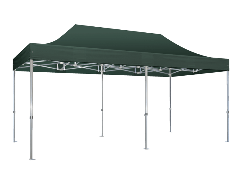 Duratent Faltzelt Hexa50, 4m x 8m, grün