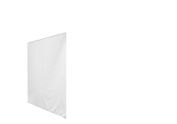 Duratent Seitenwand Forcetex B1 geschlossen, 3m, weiß