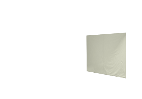 Duratent Seitenwand Forcetex B1 geschlossen, 3m, beige