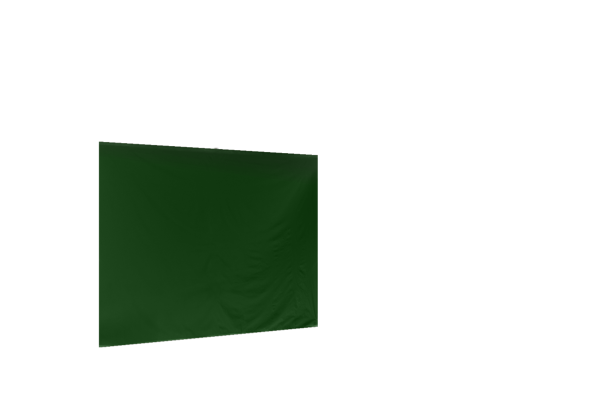 Duratent Seitenwand Forcetex B1 geschlossen, 3m, grün