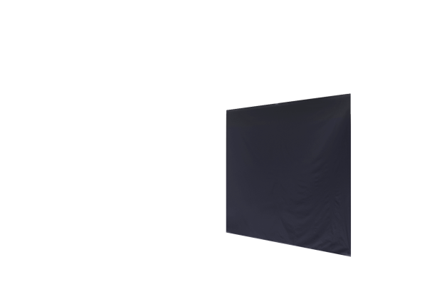 Duratent Seitenwand Forcetex B1 geschlossen, 3m, navy-blau