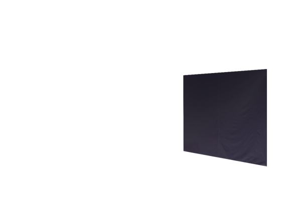 Duratent Seitenwand Forcetex B1 geschlossen, 3m, navy-blau