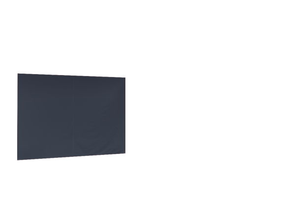 Duratent Seitenwand Forcetex B1 geschlossen, 3m, navy-blau