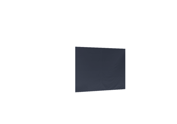 Duratent Seitenwand Forcetex B1 geschlossen, 3m, navy-blau