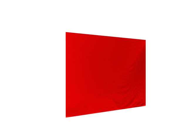 Duratent Seitenwand Forcetex B1 geschlossen, 3m, rot
