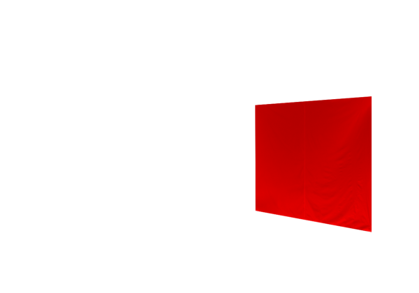 Duratent Seitenwand Forcetex B1 geschlossen, 3m, rot