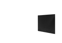 Duratent Seitenwand Forcetex B1 geschlossen, 3m, schwarz