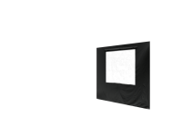 Duratent Seitenwand Forcetex B1 mit Fenster, 3m, schwarz