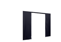 Duratent Seitenwand Forcetex B1 mit Tür, 3m, navy-blau