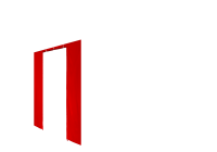 Duratent Seitenwand Forcetex B1 mit Tür, 3m, rot