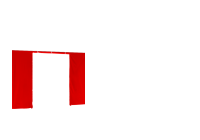 Duratent Seitenwand Forcetex B1 mit Tür, 3m, rot