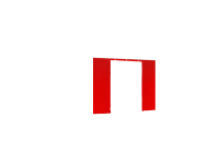 Duratent Seitenwand Forcetex B1 mit Tür, 3m, rot